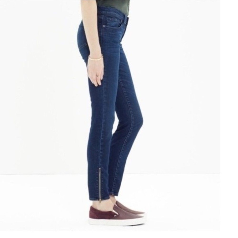 Madewell Skinny Skinny Ankle Zip High Rise Jeans